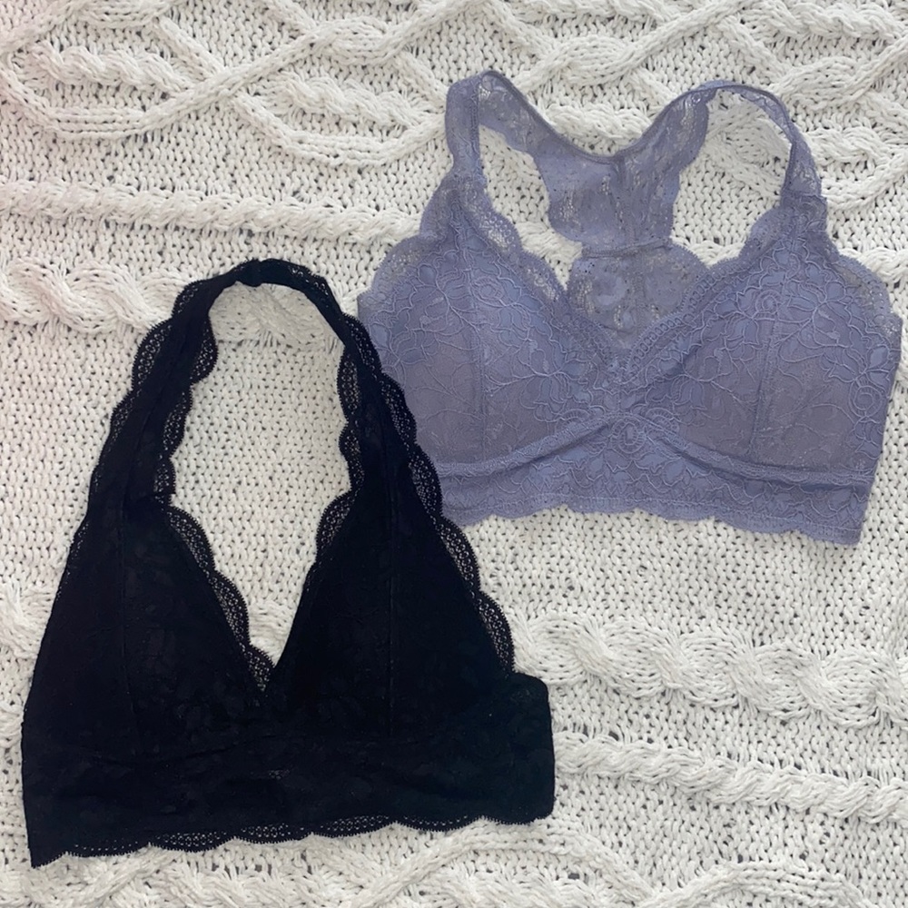 Aeropostale lace bralettes (2)